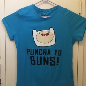 “Puncha Yo Buns” Hot Topic womens T-shirt size XXL